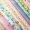 Pre-cut Fabric Quilting Squares – 100% Cotton 6 x 6 Inch Floral Sewing Fabric Bundle, 120 pcs Assorted DIY Craft Pack